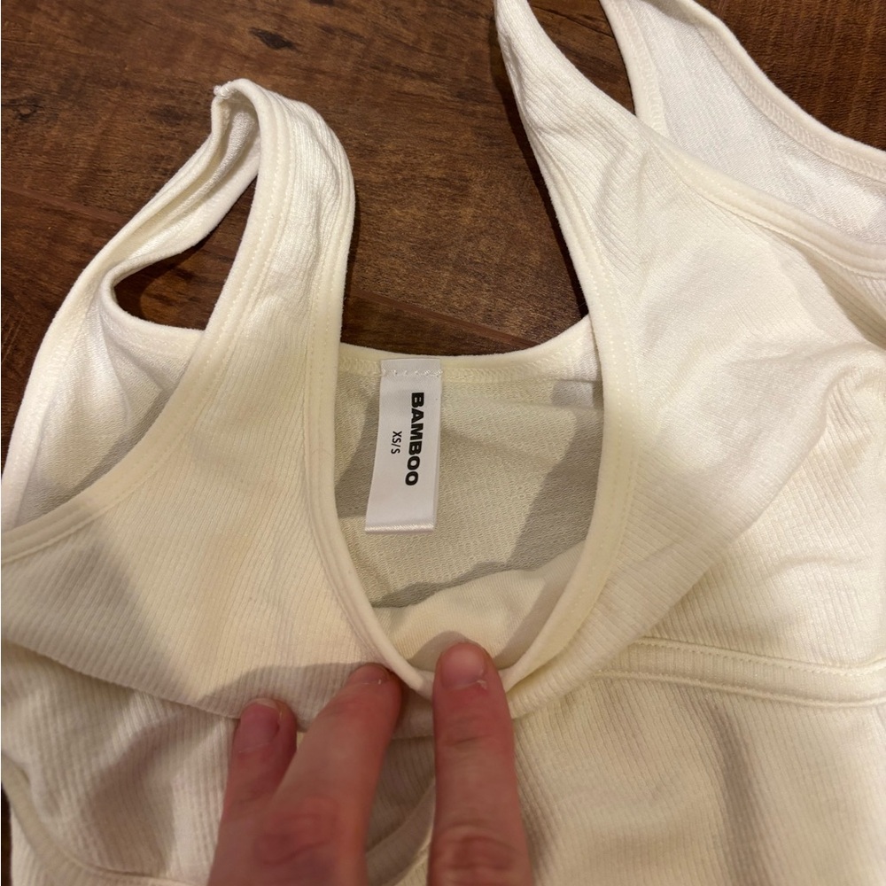 Bamboo Underwear Seamless Ribbed Cami - Picture 6 of 7